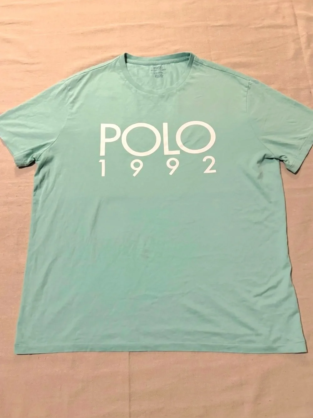 Polo Ralph Lauren  Sz L Aqua 1992 T Shirt